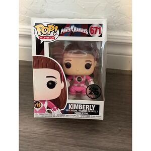 Funko Pop Power Rangers Kimberly Pink Ranger 671 25th Anniversary Vinyl Figure